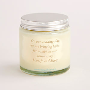 Wedding or event candles?