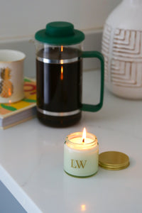 Lemon and Rosewood massage Votive candle