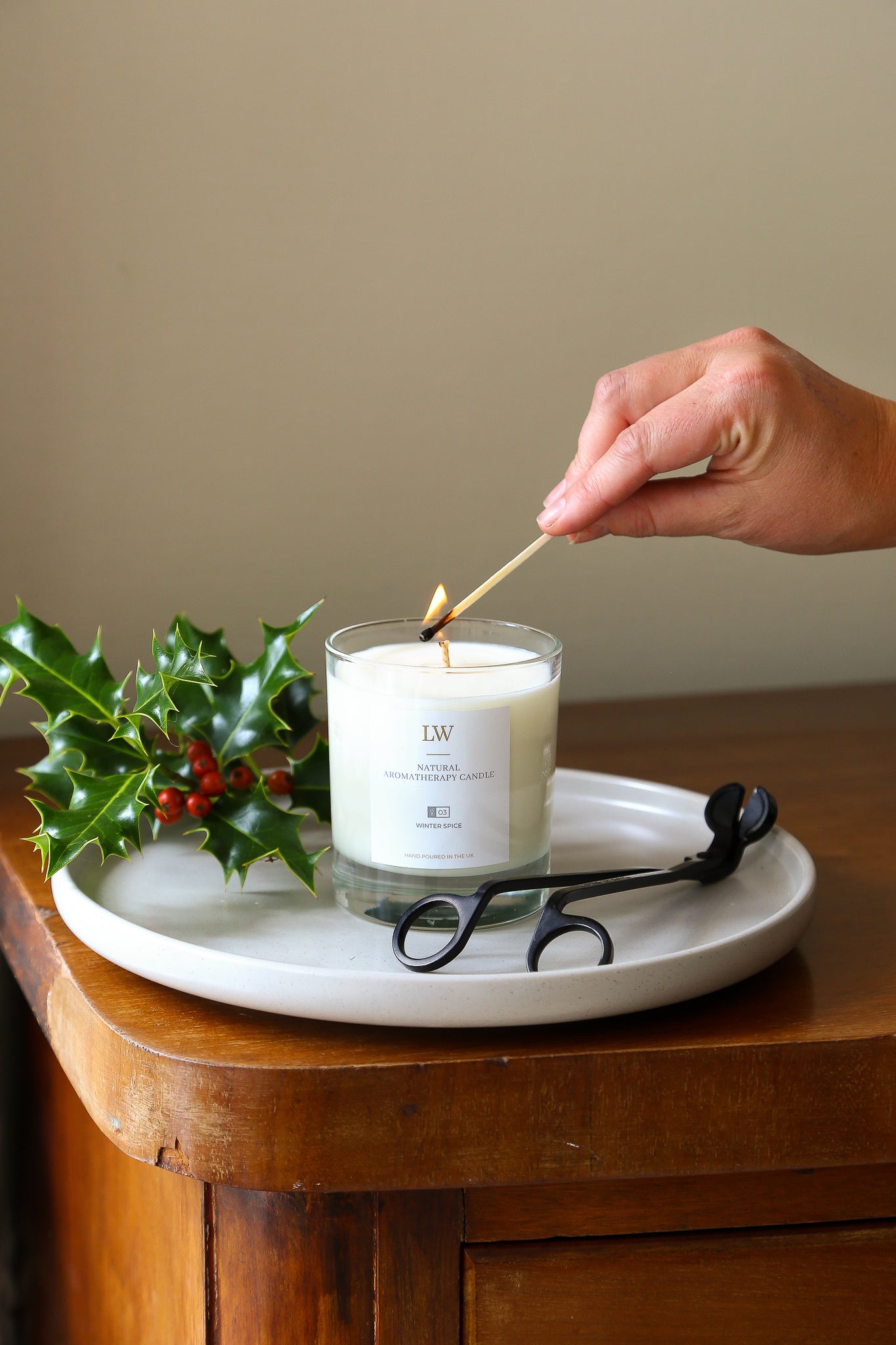 Winter Spice Aromatherapy Candle